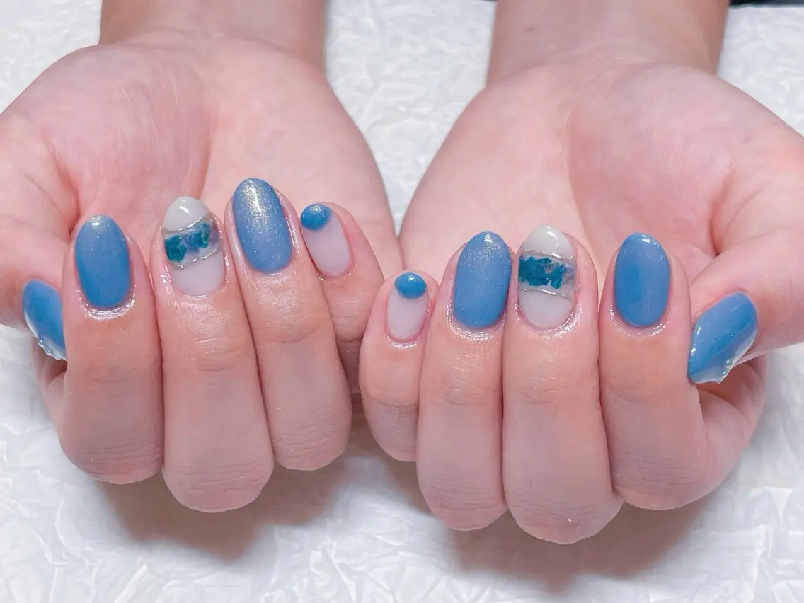 ネイル ニュアンスネイル ハンドネイル ハンドケア 💫ゆか_ Nailartistのネイルデザイン