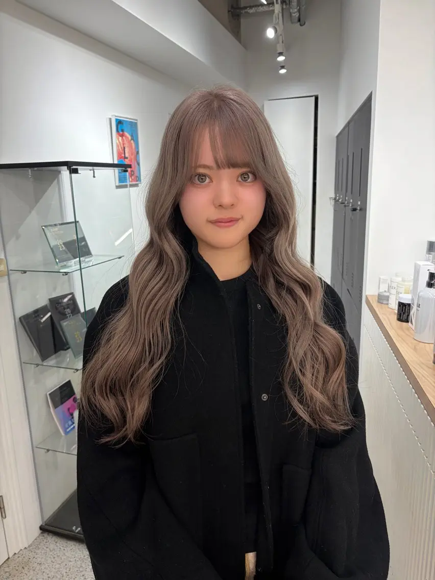 カラー ヘアカラー ミルクティー/渋谷 shunta🌟🌟のヘアスタイル