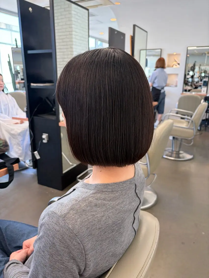 ショート ボブ 🎧ayaka/ボブ /透明感カラー🩵のヘアスタイル