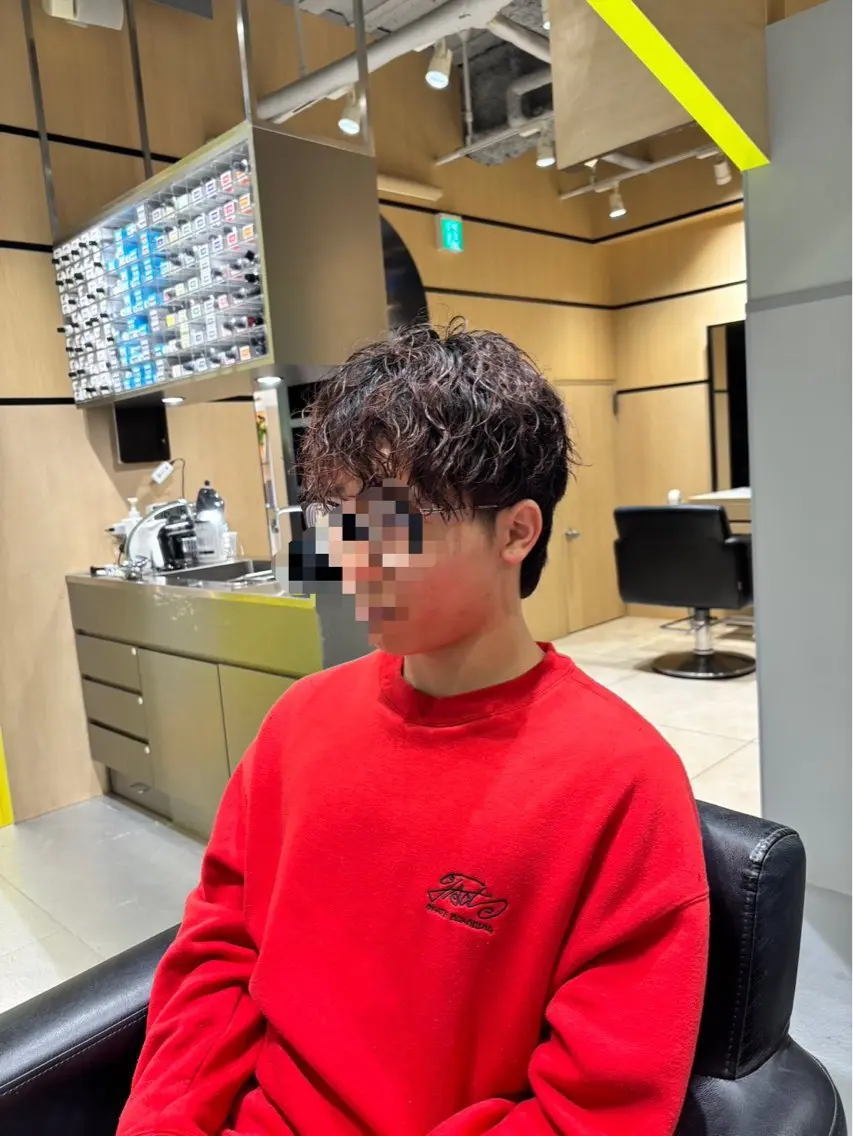 ショート メンズ メンズパーマ 森田 葵葉のヘアスタイル