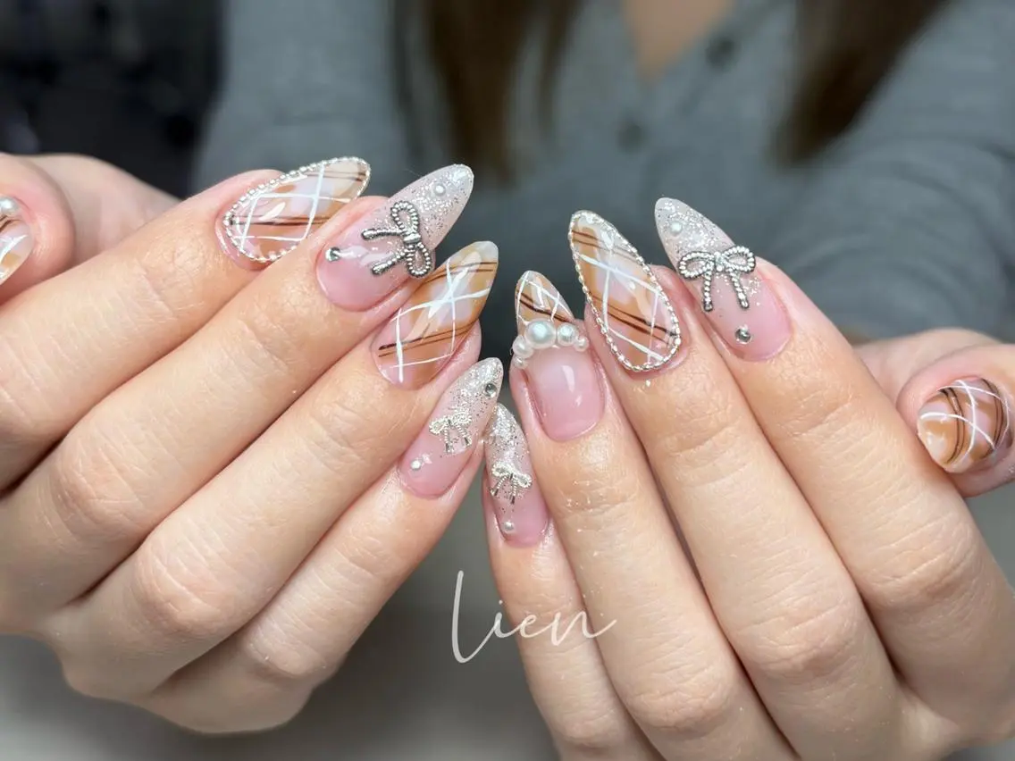 ネイル 🎀lien nail🫧rioのネイルデザイン