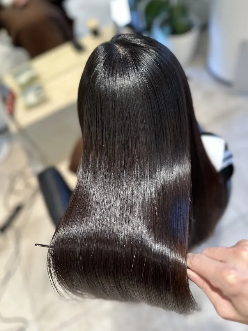 ロング パーマ 縮毛矯正 トリートメント 美髪矯正🫧艶髪特化 🫧関口太郎のヘアスタイル