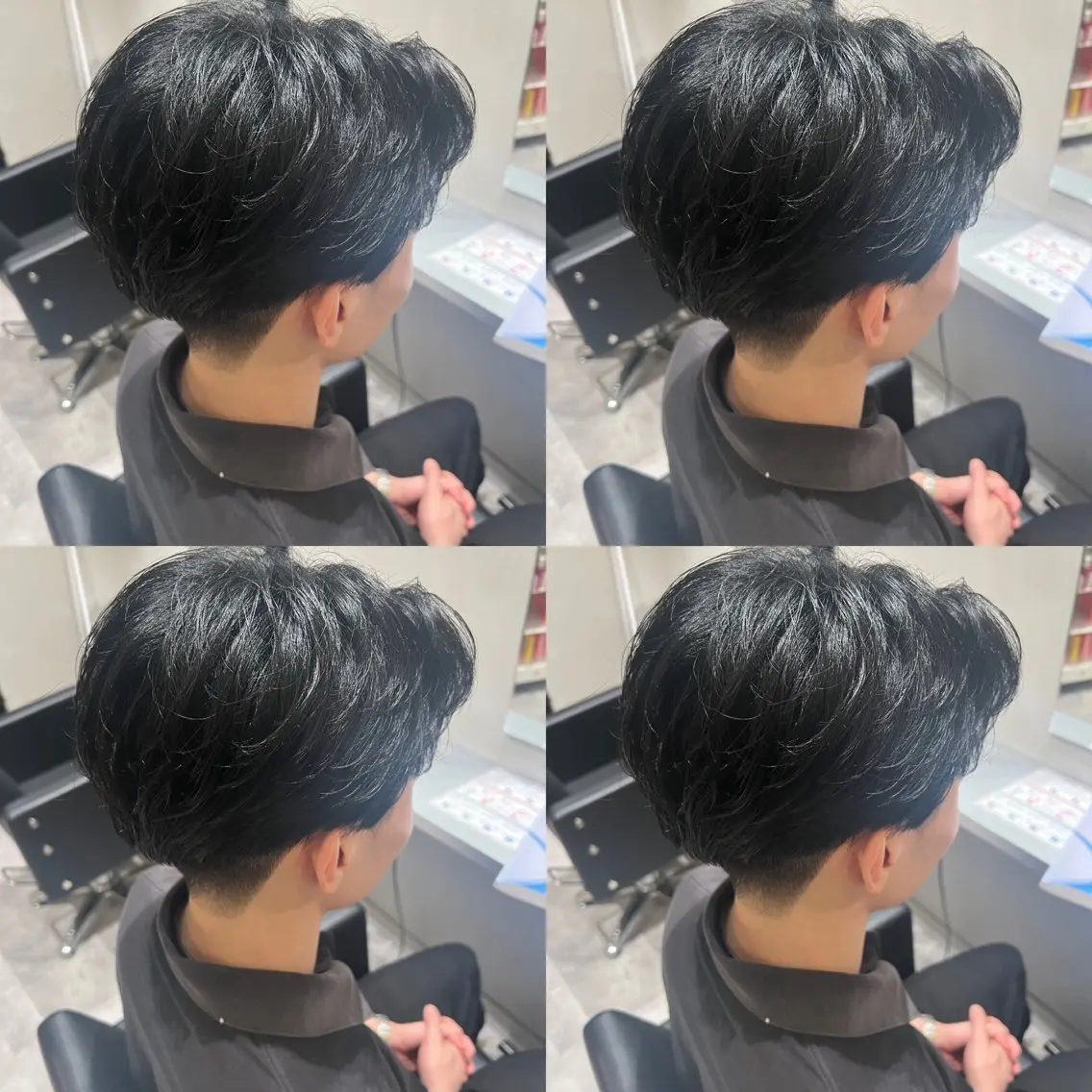 【リピート多数！】🔥メンズカット➕シャンプー🔥【マッシュウルフ、刈り上げマッシュ、センターパート】の写真