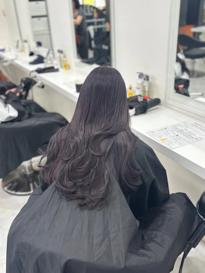 カラー ヘアカラー トリートメント 🎀ツヤ髪✖︎ 暖色🎀RYUKAのヘアスタイル