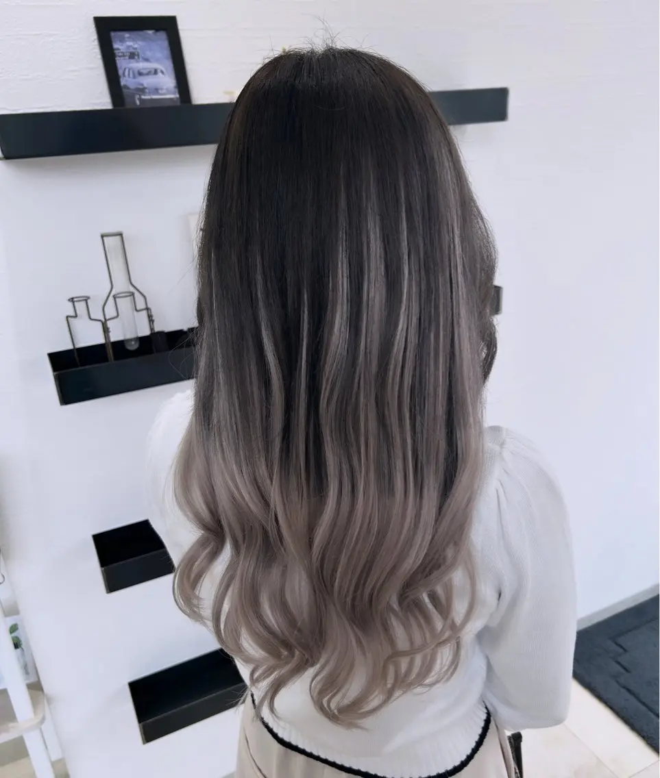 ロング エクステ MEKI 𓃠‪のヘアスタイル