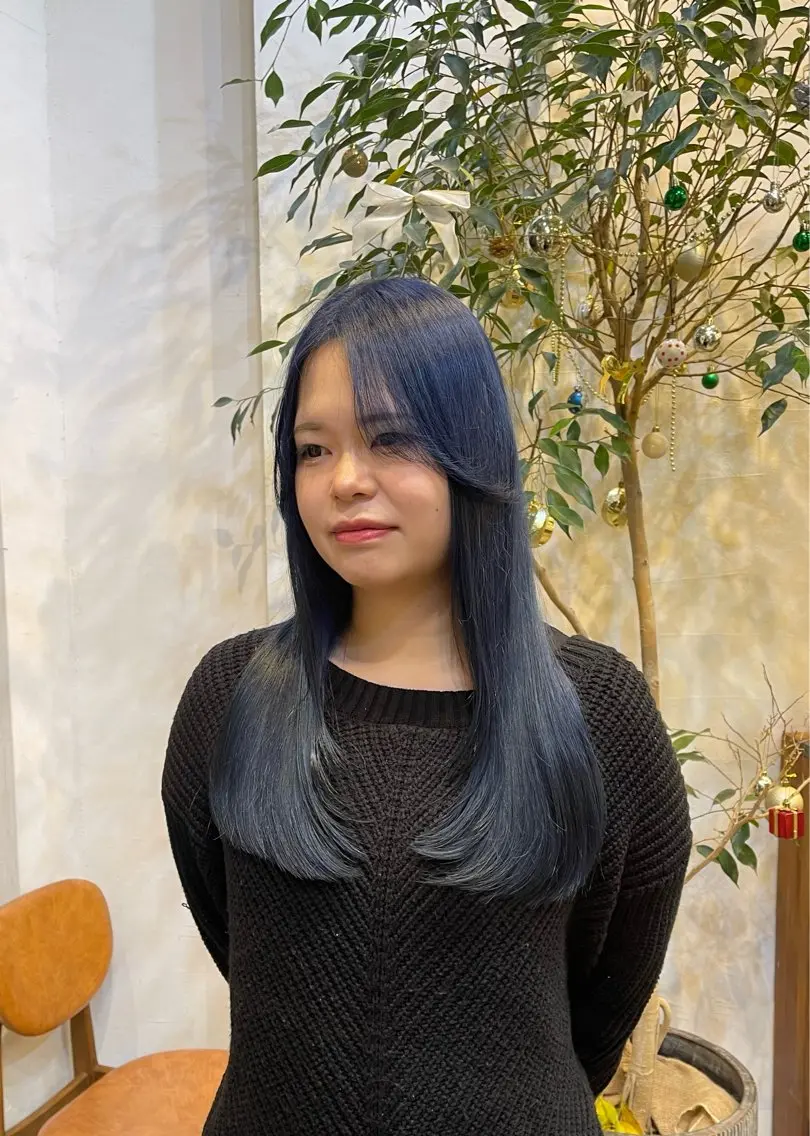 ロング レイヤーカット まるた  ゆうな /メンズカットのヘアスタイル