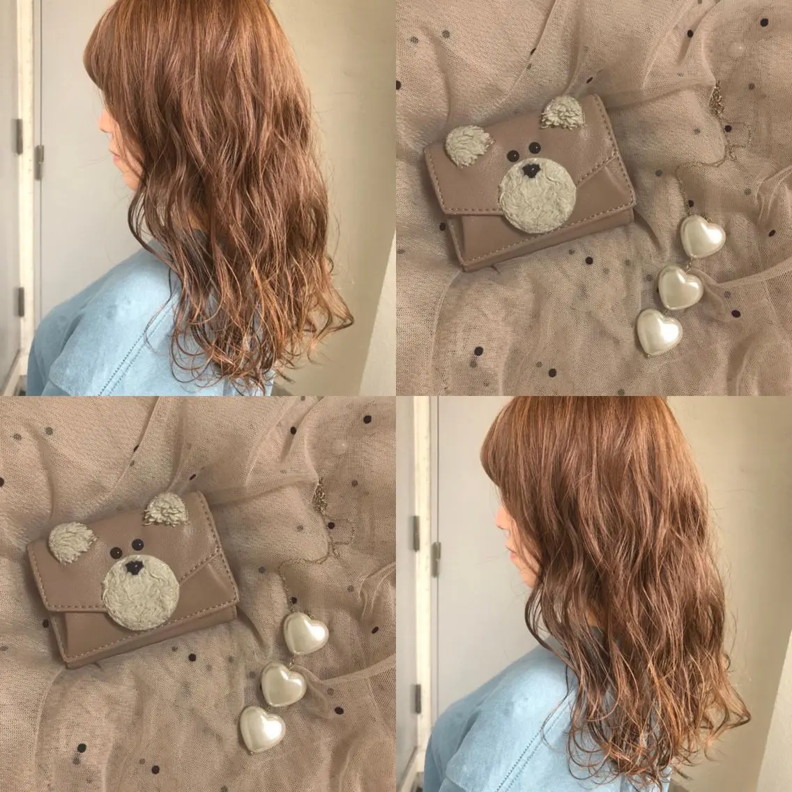 セミロング カラー レイヤーカット 韓国ヘアayameのヘアスタイル