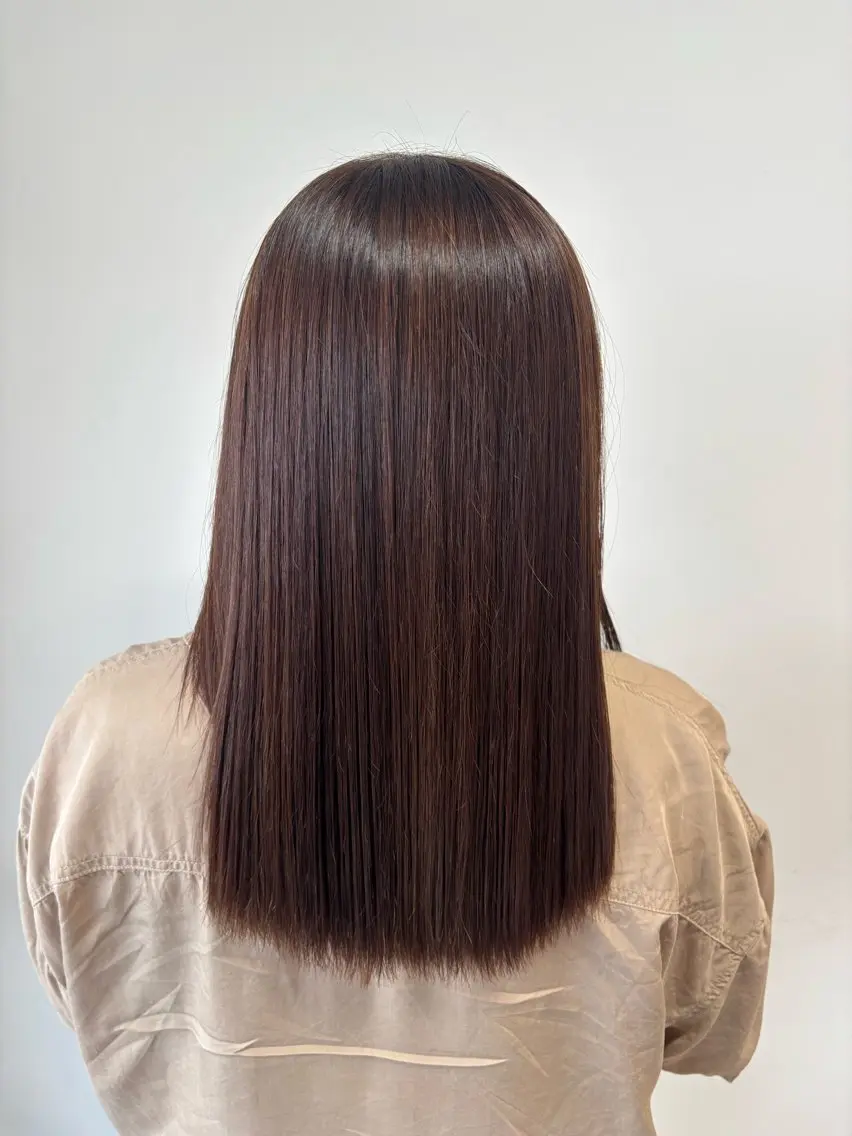 ロング カラー 平野 礼のヘアスタイル