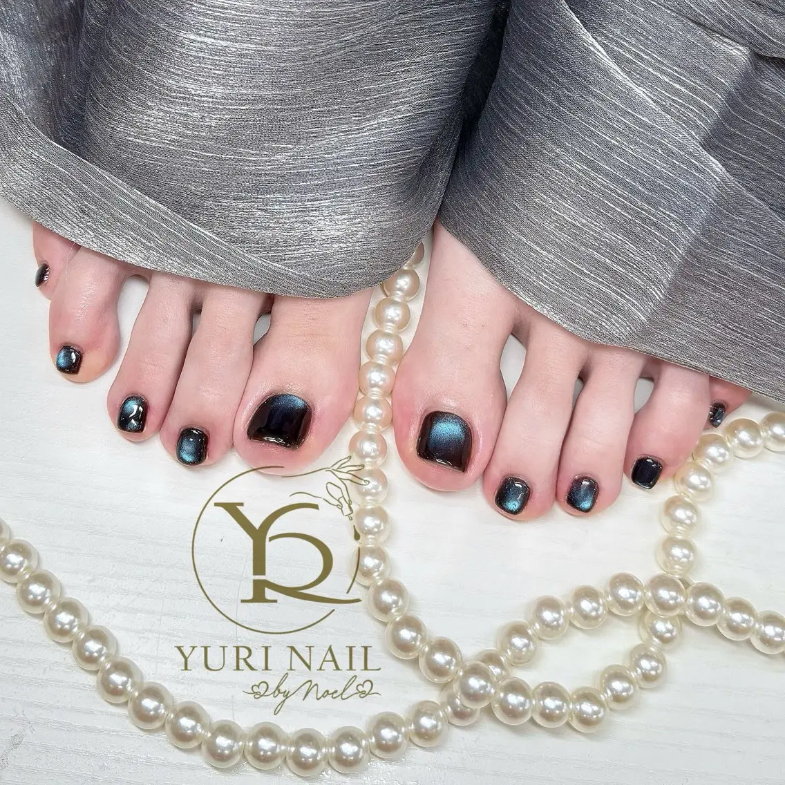 ネイル チークネイル フットネイル フレンチネイル グラデーション キラキラネイル ハンドネイル フットネイル ハンドケア YURI Nail Funabashiのネイルデザイン