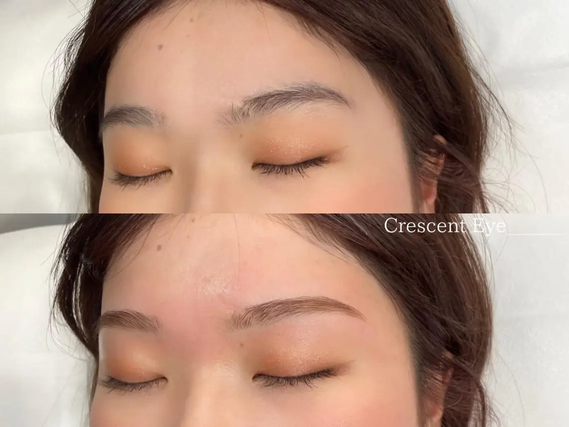 【骨格分析付き・眉デザイン未定の方】お顔分析＋美眉毛WAX＋メイク仕上げ　60分　¥6000✨ミニモ学割利用可能の写真