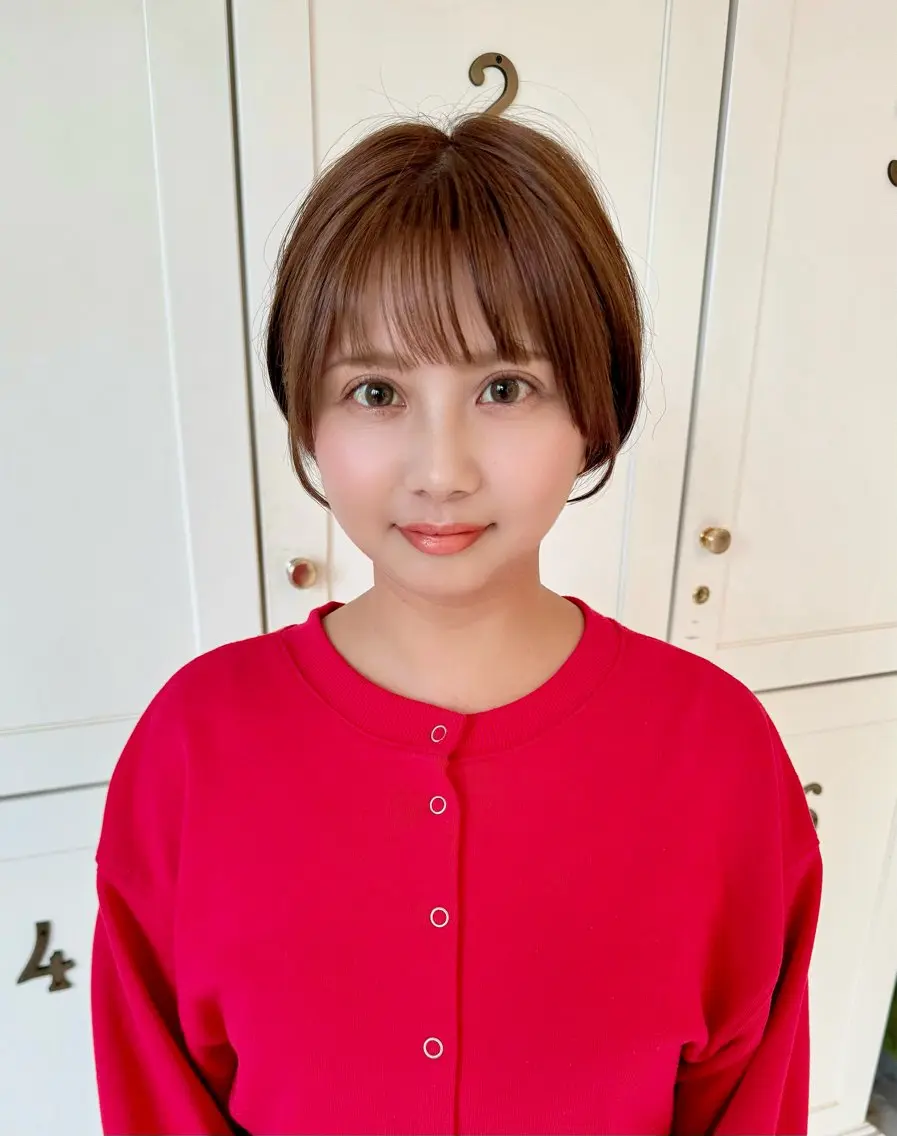 ショート 顔周りカット ショートヘア 藤井 章太のヘアスタイル