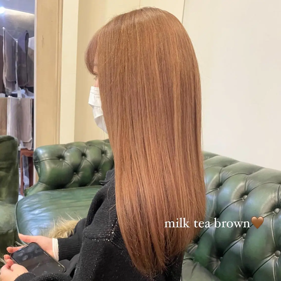 ロング ヘアカラー 山岸 朱里のヘアスタイル