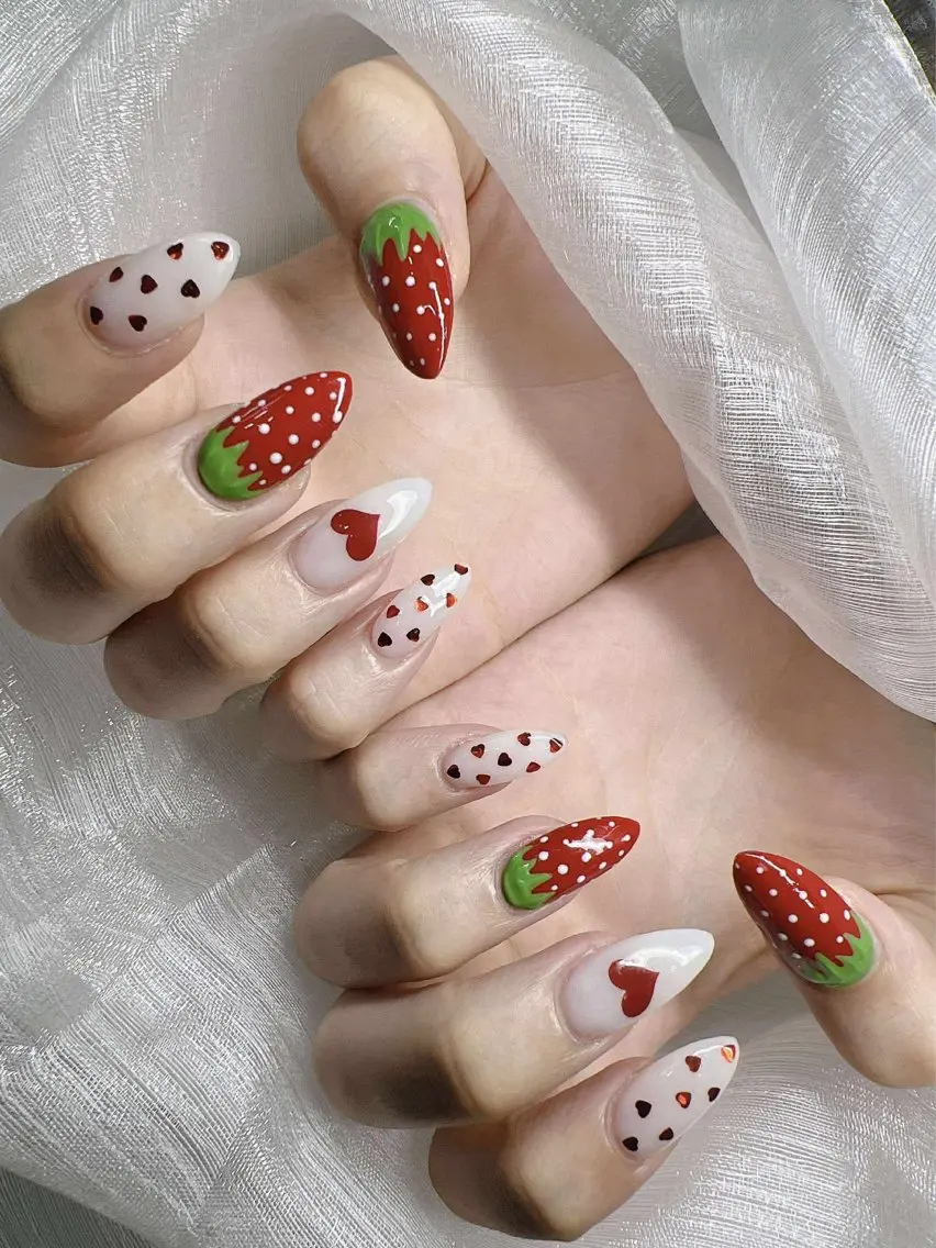 ネイル 長さ出し グラデーション 卒業式 キラキラネイル マグネットネイル ハンドネイル Lee Nailsのネイルデザイン