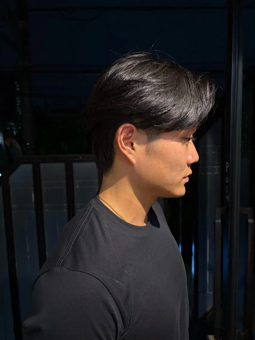 ミディアム パーマ ミディアムパーマ ニュアンスパーマ 峰尾 陽斗のヘアスタイル