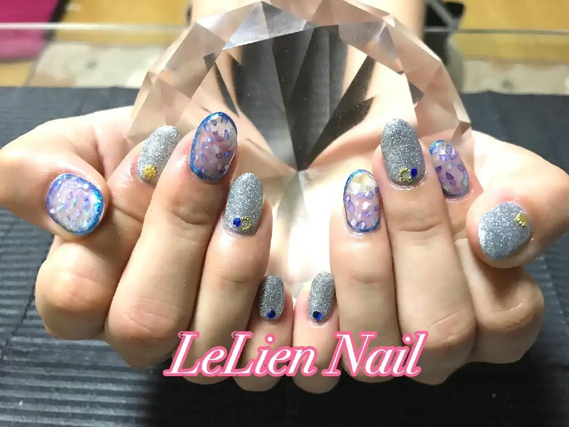 ネイル モチの良さ◉ フィルインネイル♡のネイルデザイン