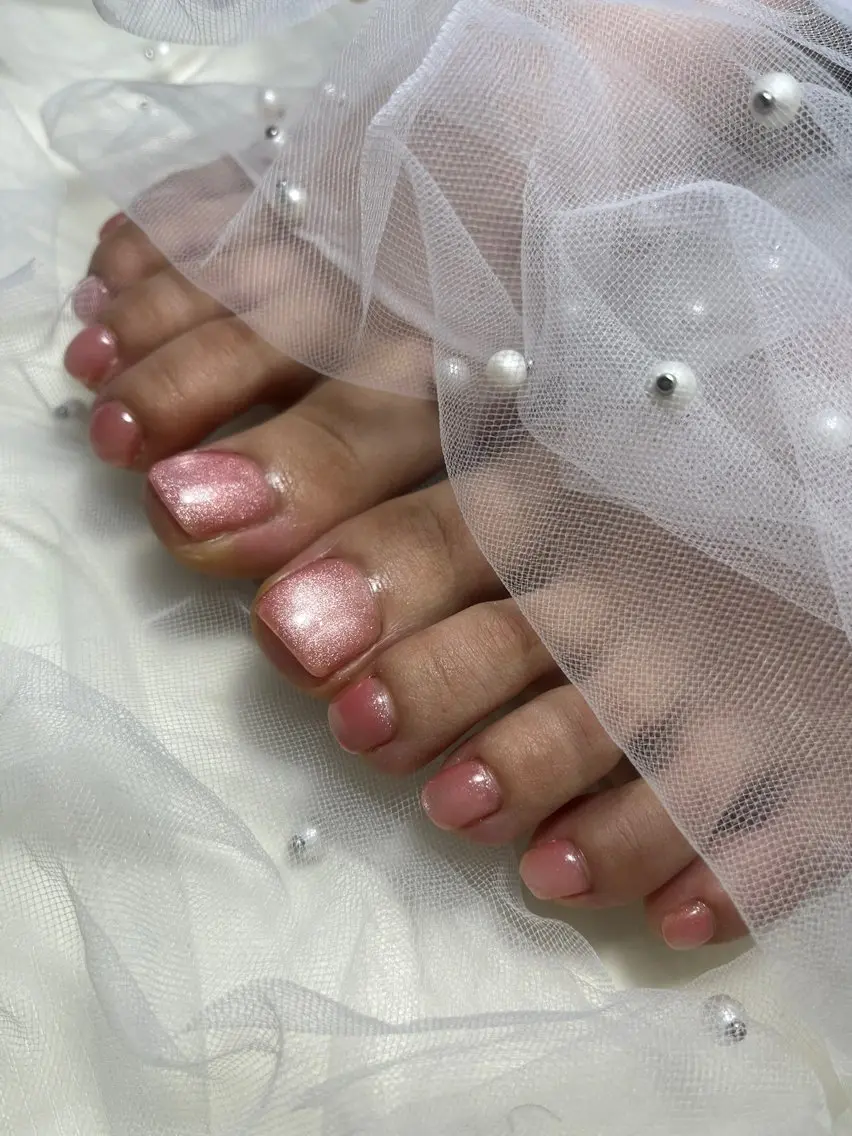 ネイル クリアネイル ジェルネイル 氷ネイル・うるうるネイル ニュアンスネイル シンプルネイル フットネイル SAKU nail 作島茜のネイルデザイン