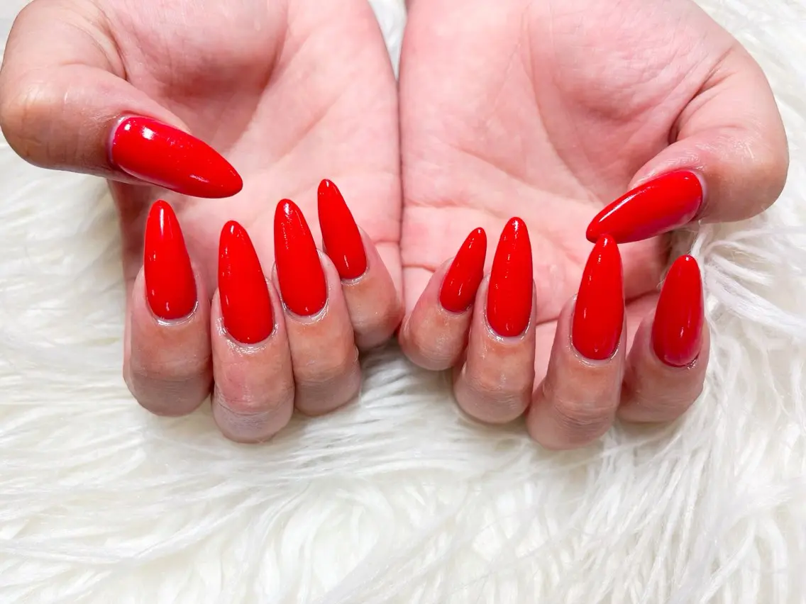 ネイル ワンカラーネイル nailsalon felice谷川のネイルデザイン