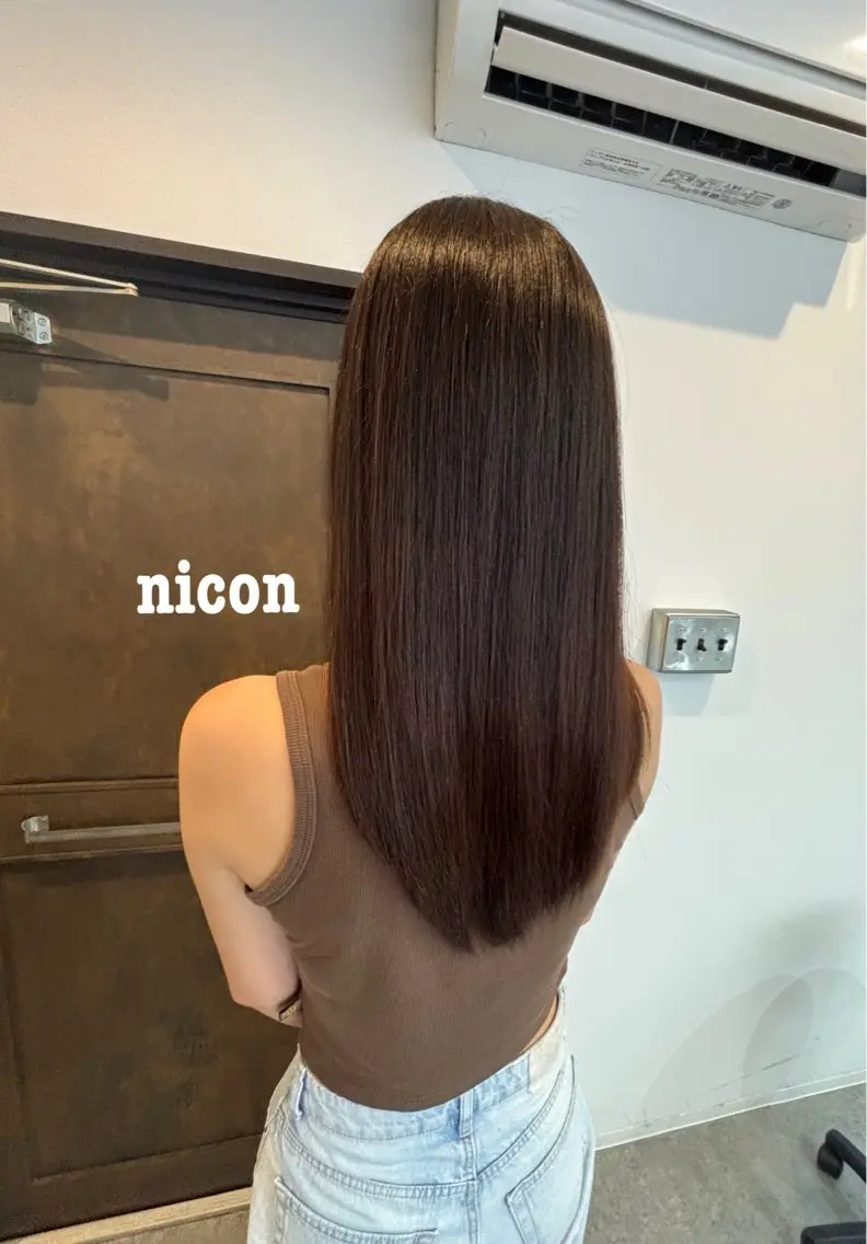 ロング トリートメント 髪質改善 ヘッドスパのヘアスタイル