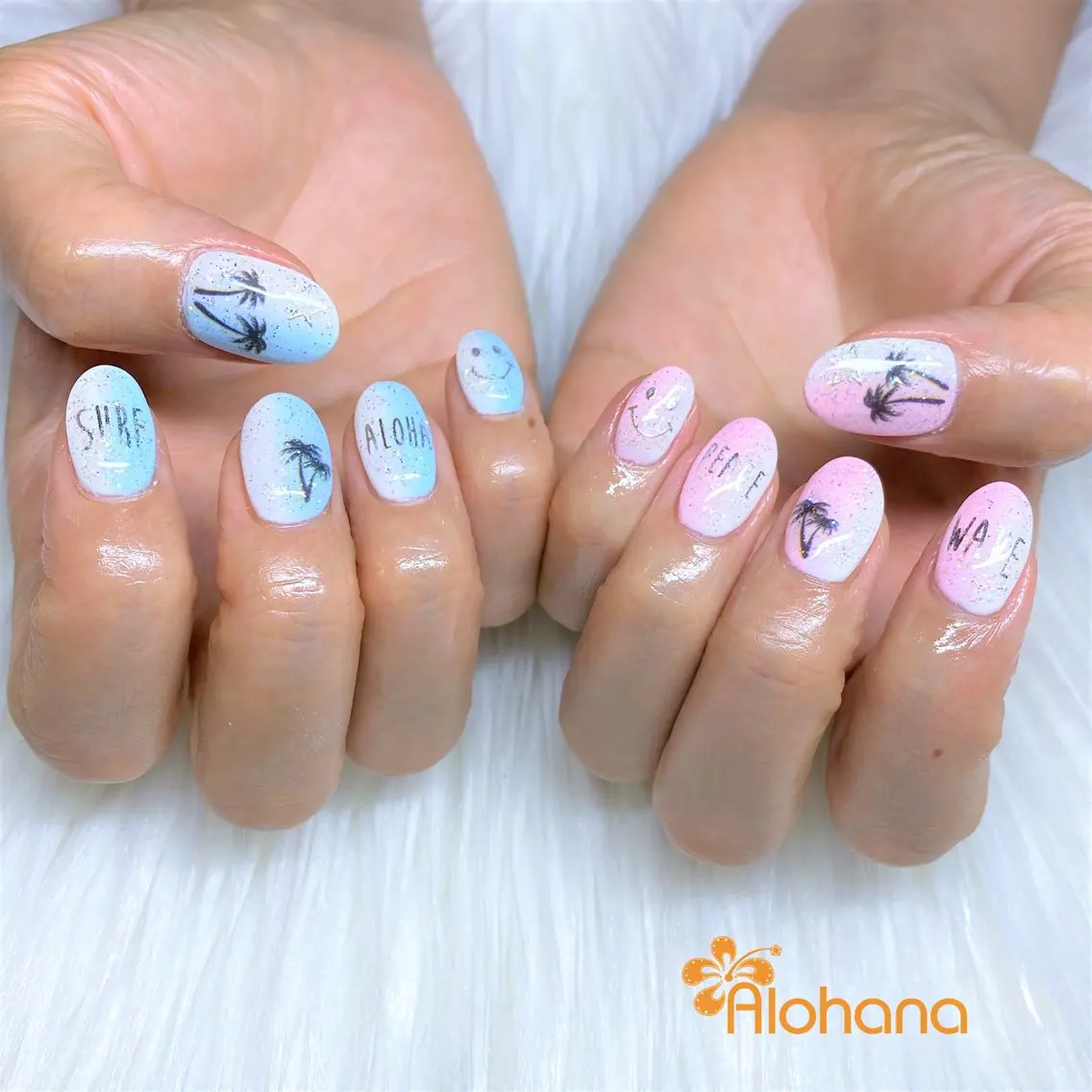 ネイル ハンドネイル Alohana Minaのネイルデザイン