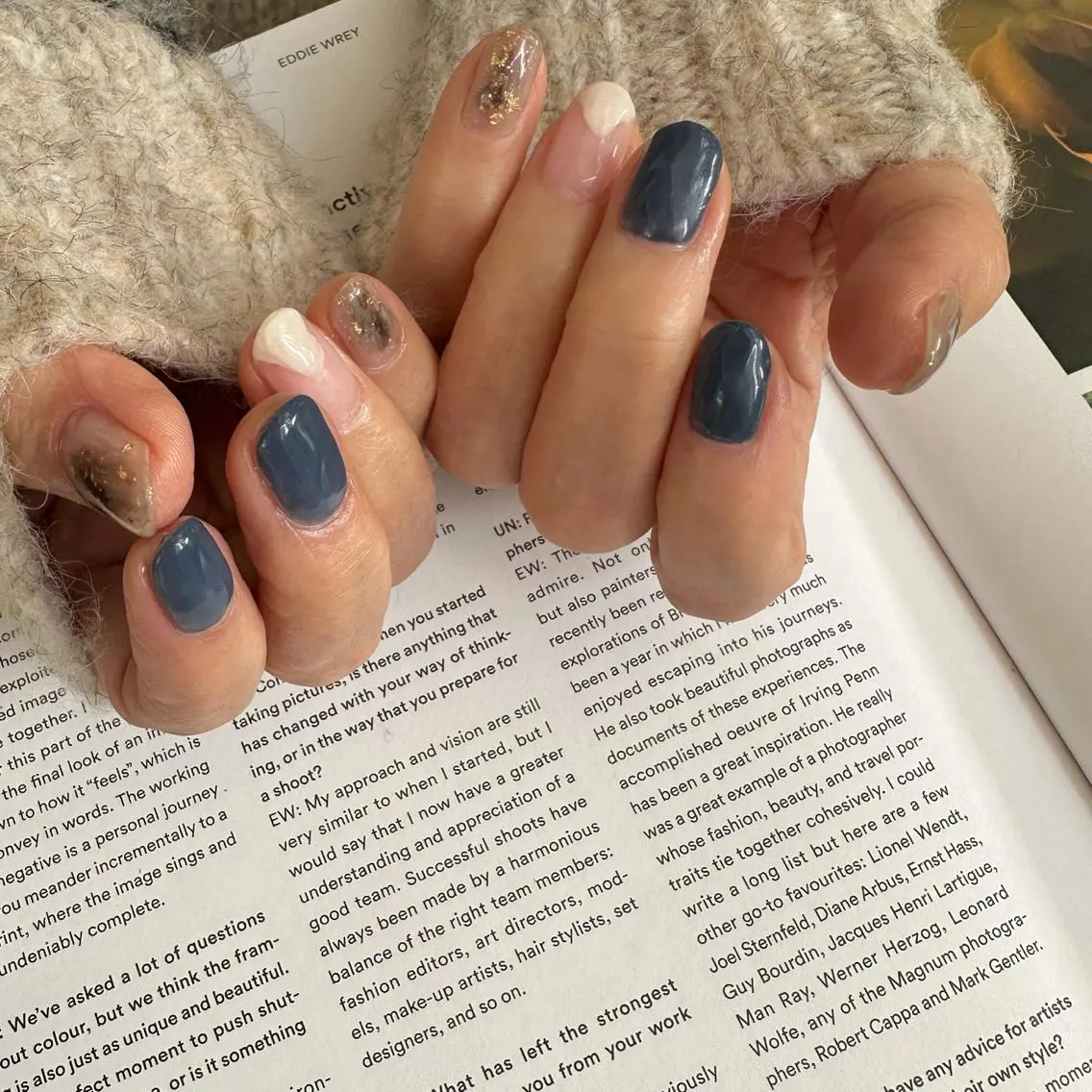 ネイル ブルー cocoro nail salonのネイルデザイン