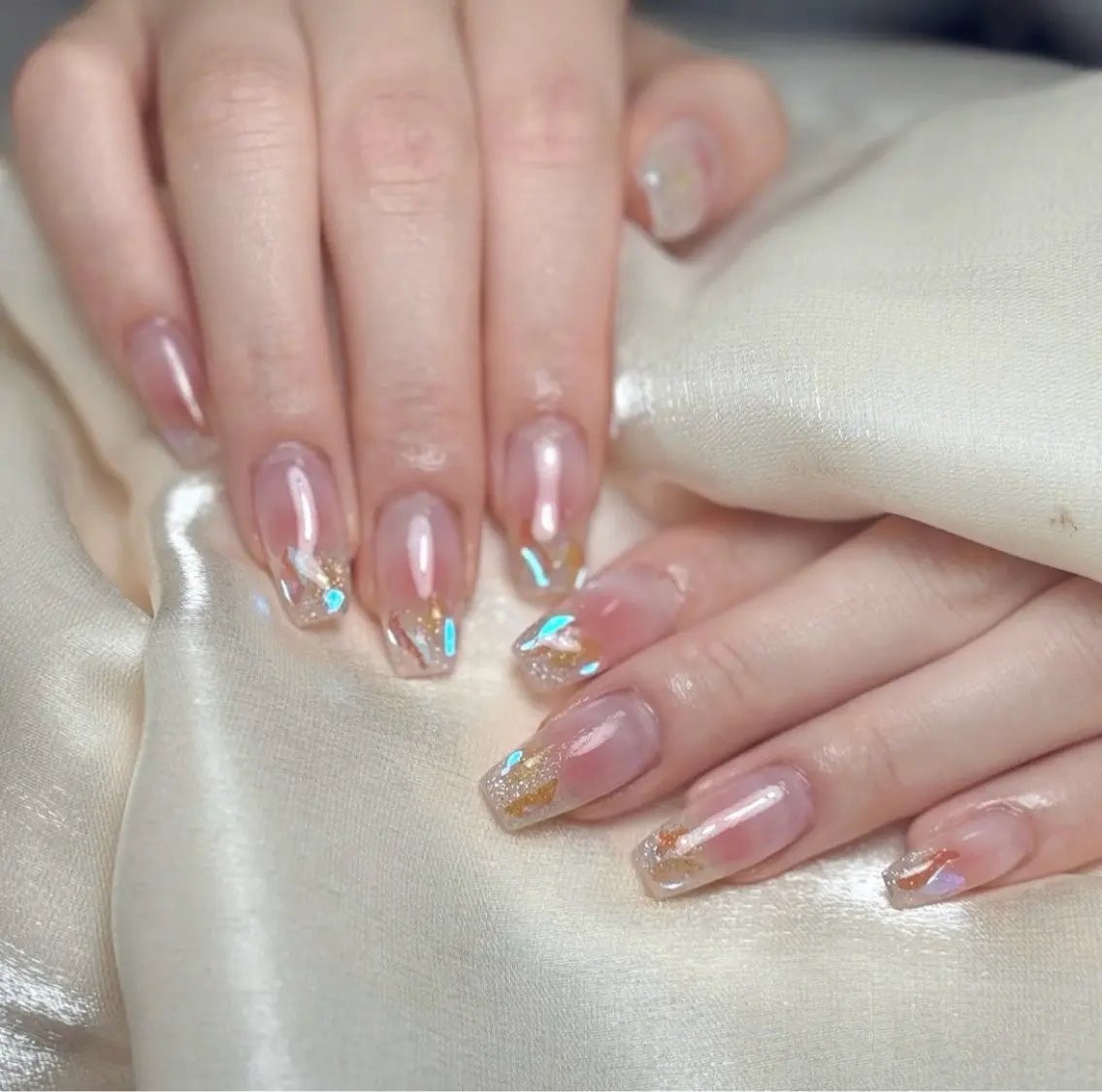 ネイル ワンホンネイル ハンドネイル Maggie nailクロのネイルデザイン