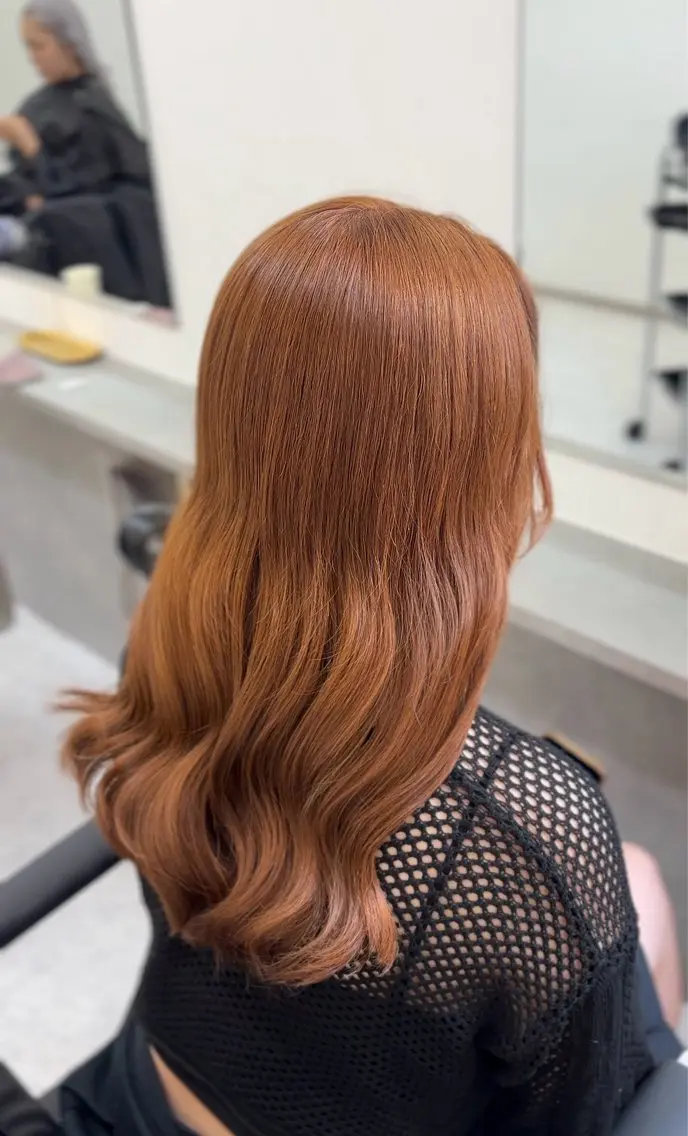 カラー ヘアカラー 韓国レイヤー艶カラー ブリーチ otohaのヘアスタイル