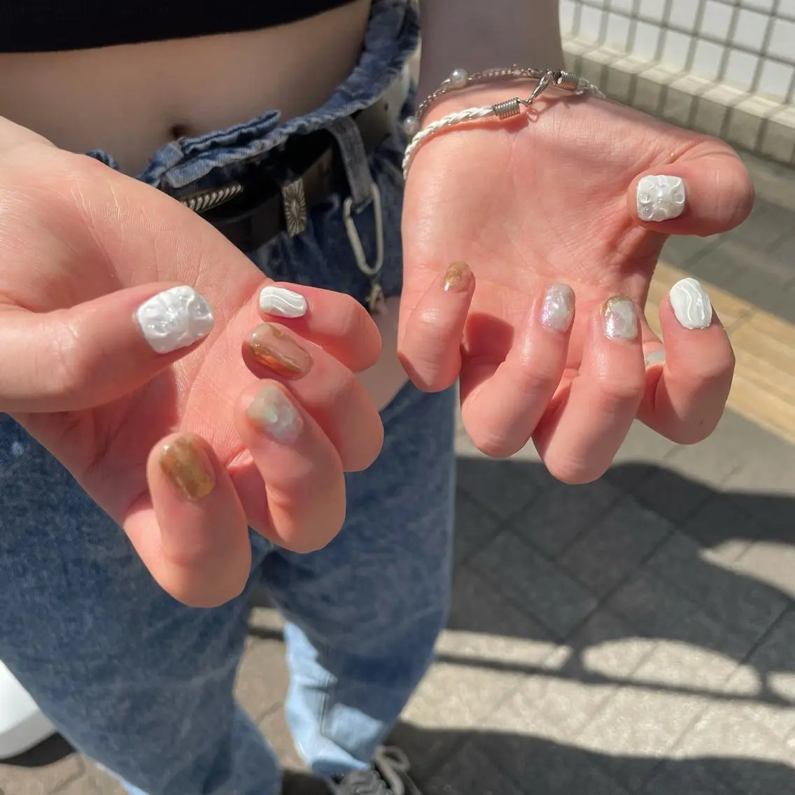 ネイル アートネイル 個性派ネイル 🌼 ハルカ ♡の眉毛・アイブロウイメージ