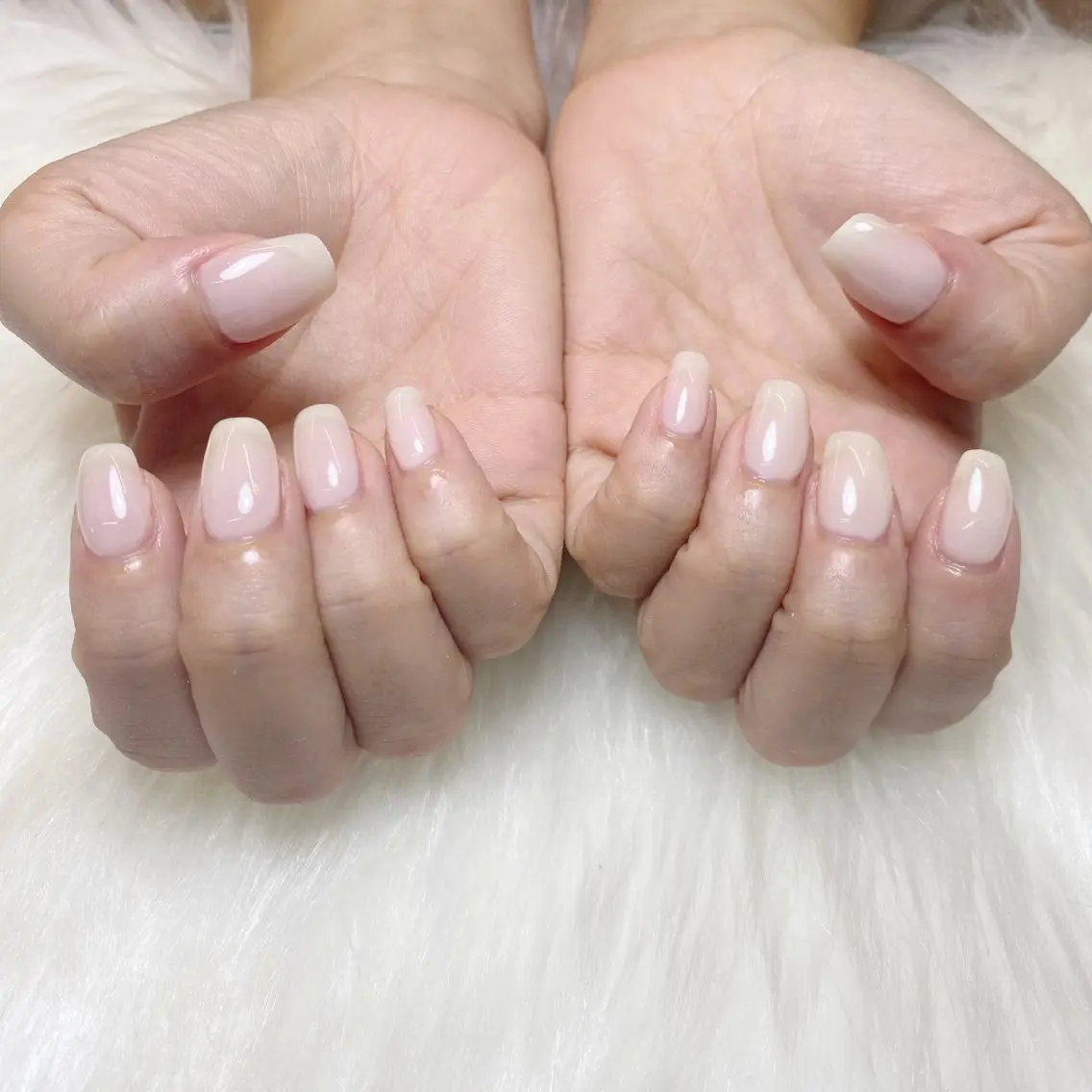 ネイル ブルー 長さ出し フラッシュネイル フットネイル フレンチネイル 🍑yui ネイル🍑のネイルデザイン