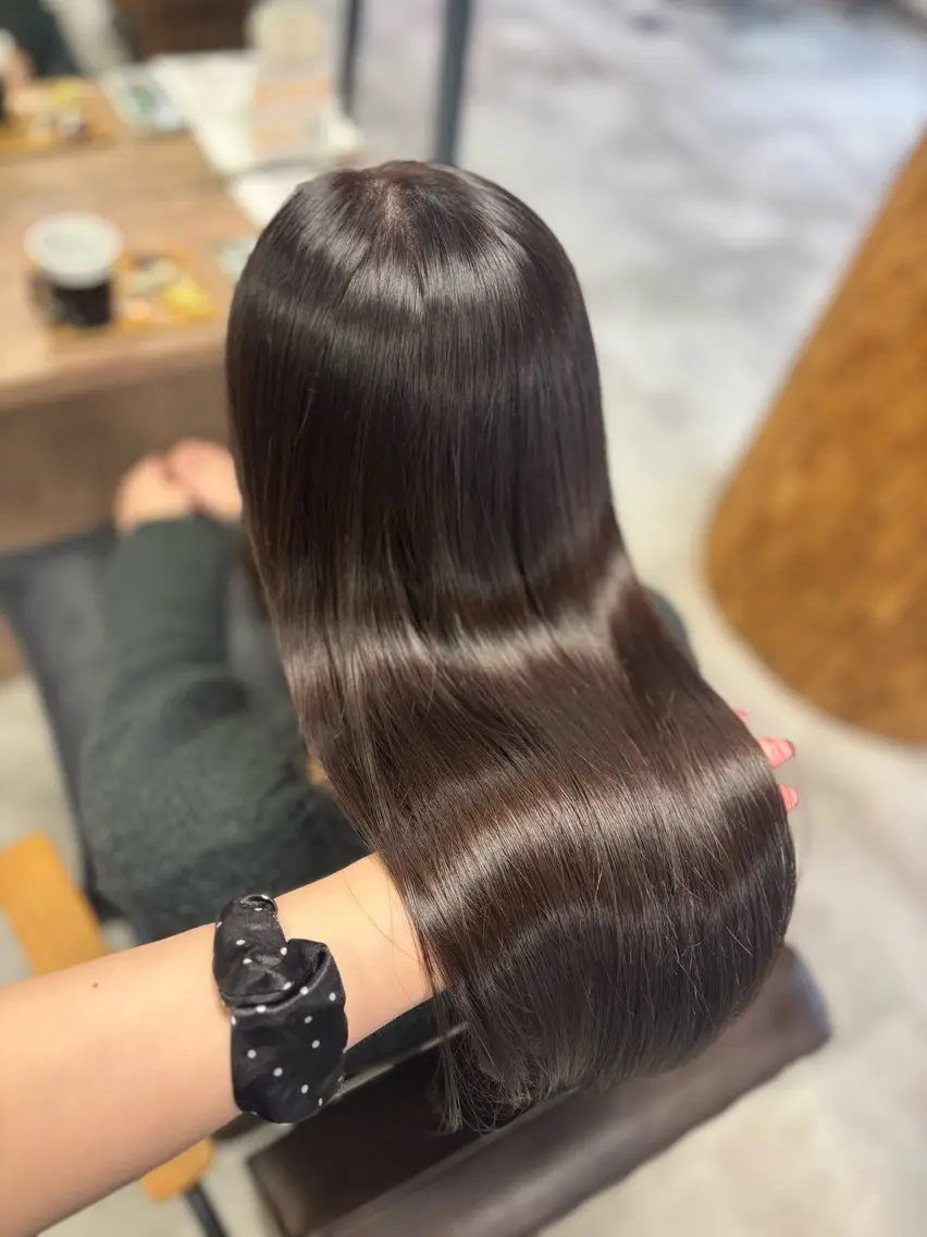 セミロング カット ヘアカラー トリートメント きょうか🩶 /艶髪/髪質改善のヘアスタイル