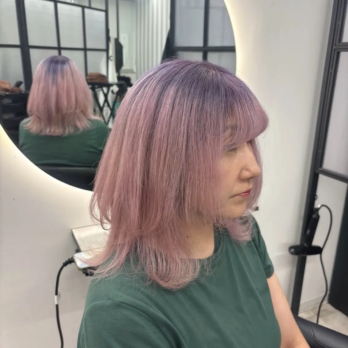 ミディアム カラー ヘアカラー Ren. 🦋デザインカラーのヘアスタイル