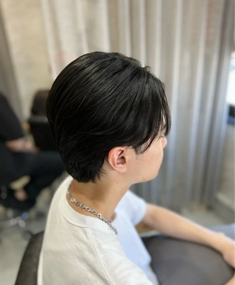 メンズ センターパート カット 縮毛矯正 /hiyori🌟のヘアスタイル