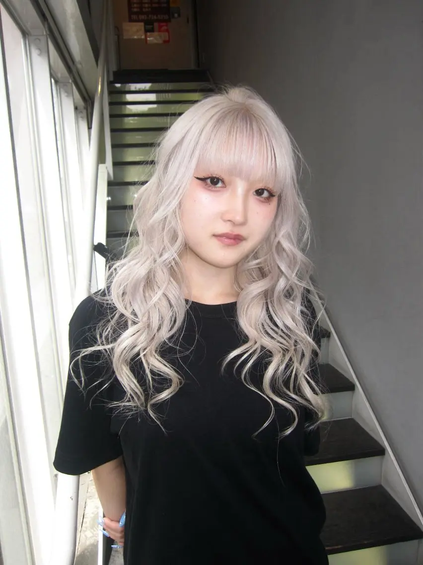 ロング カラー カット ヘアカラー トリートメント ヘッドスパ 天神大名/カラー特化 レイヤー/似合わせのヘアスタイル