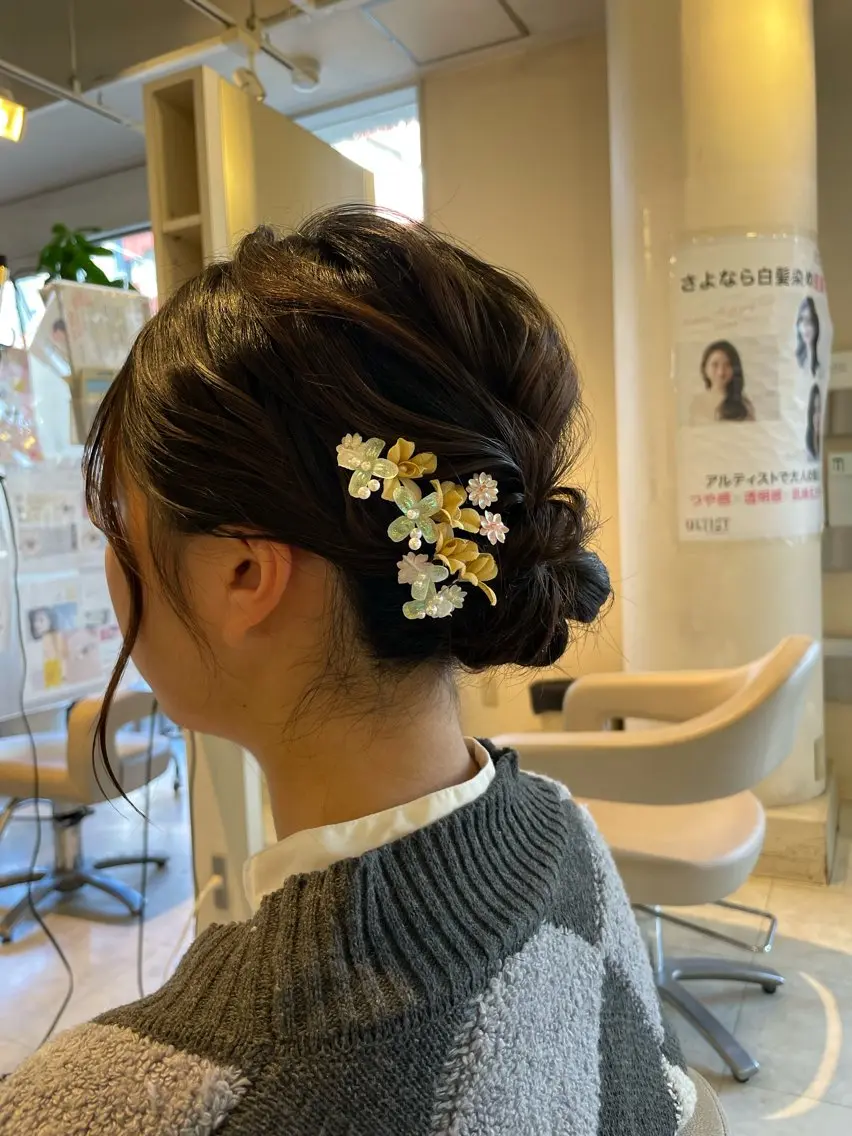ヘアアレンジ ヘアセット 本田 卓也のヘアスタイル