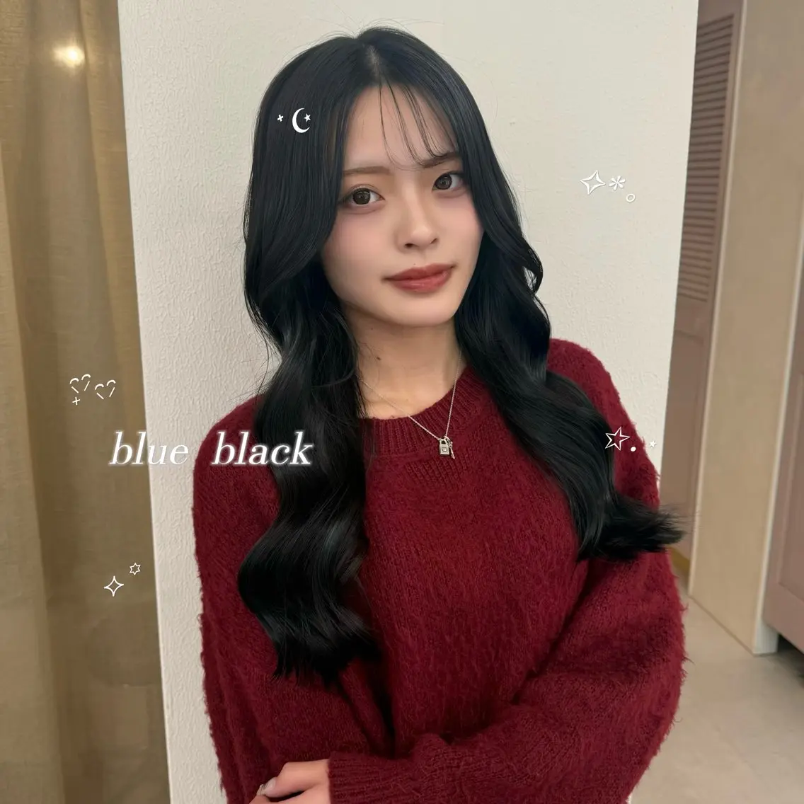 ロング SLASHスラッシュ 小西結奈のヘアスタイル