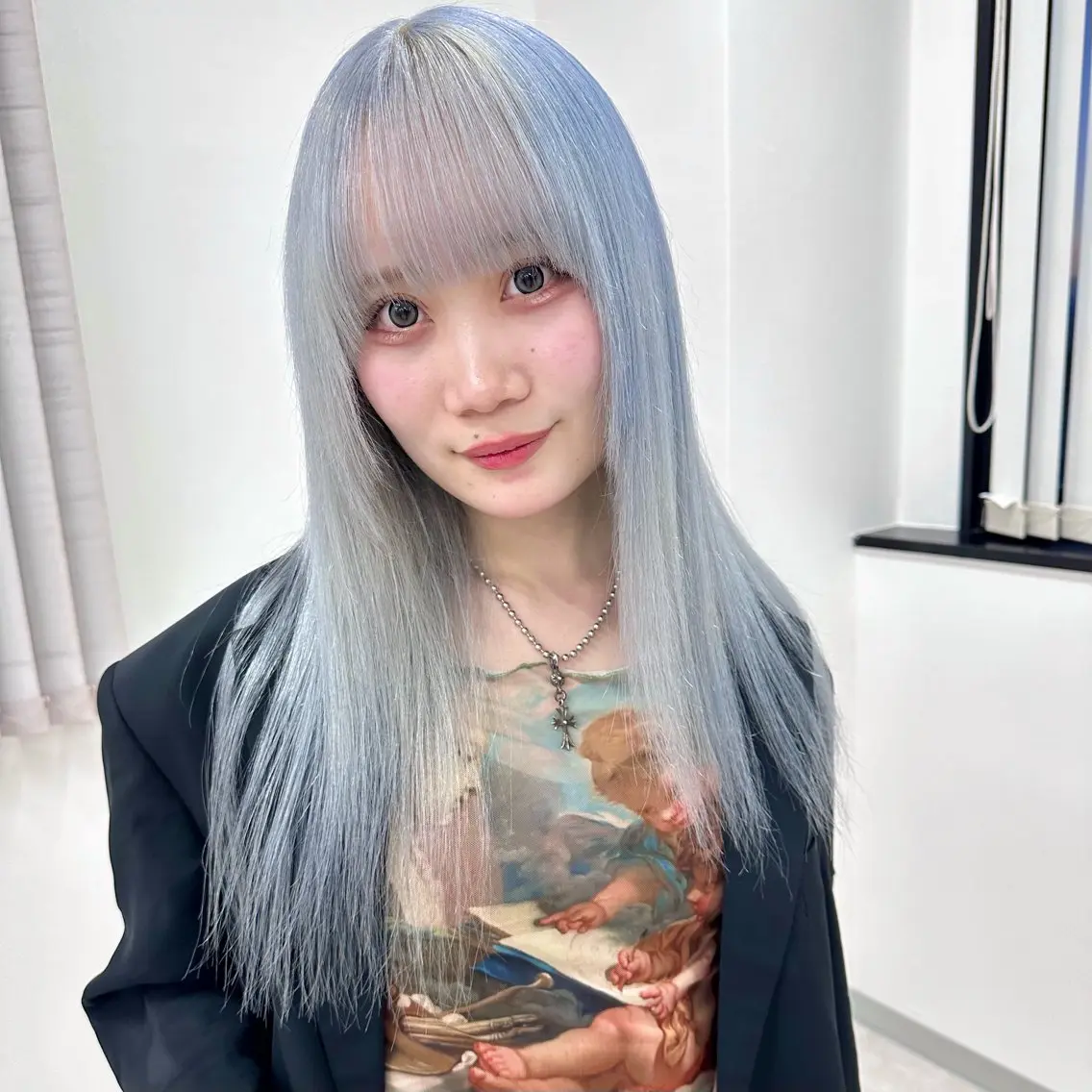 ロング カラー ヘアアレンジ ヘアカラー トリートメント TAKUMA⛓️ヘア × ファッション⛓️のヘアスタイル