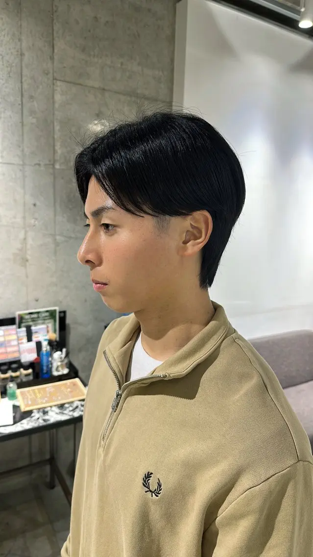 メンズ センターパート milli 佐藤 蓮 🤏のヘアスタイル