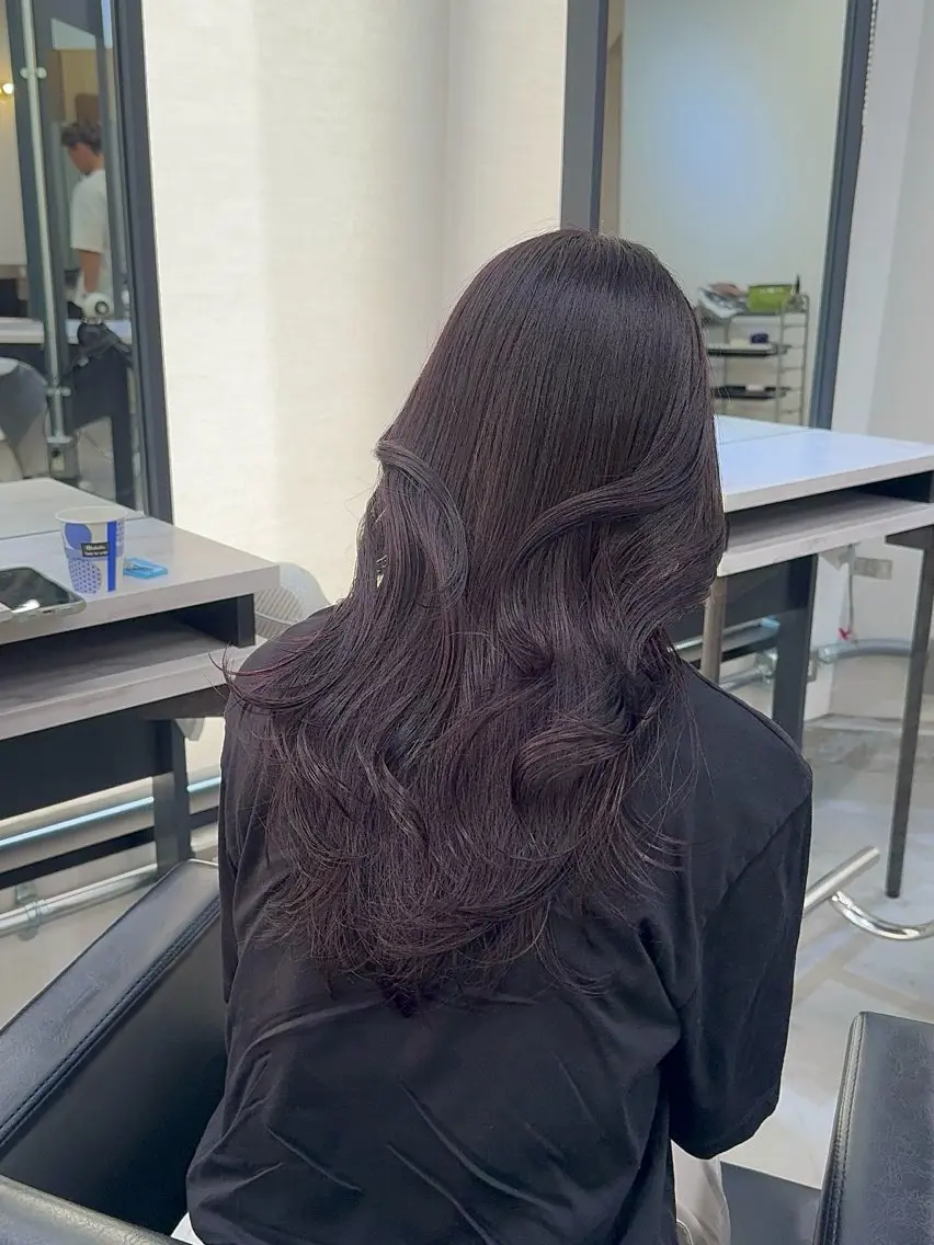 ロング カラー 韓国ヘア🇰🇷 YUKINAのヘアスタイル