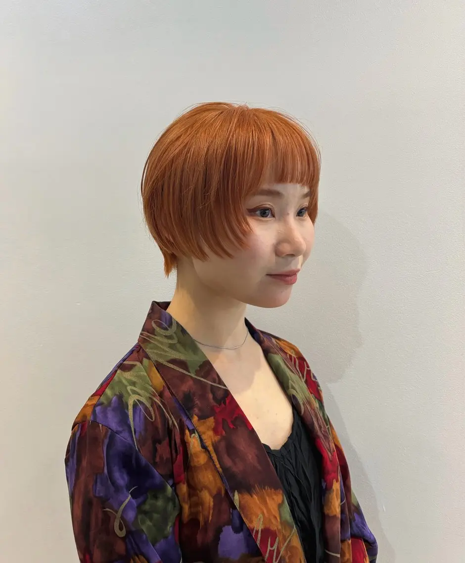 ショート カラー カット ヘアカラー トリートメント ヘアセット 🟧オシャレ女子多数 アツシ🟧のヘアスタイル