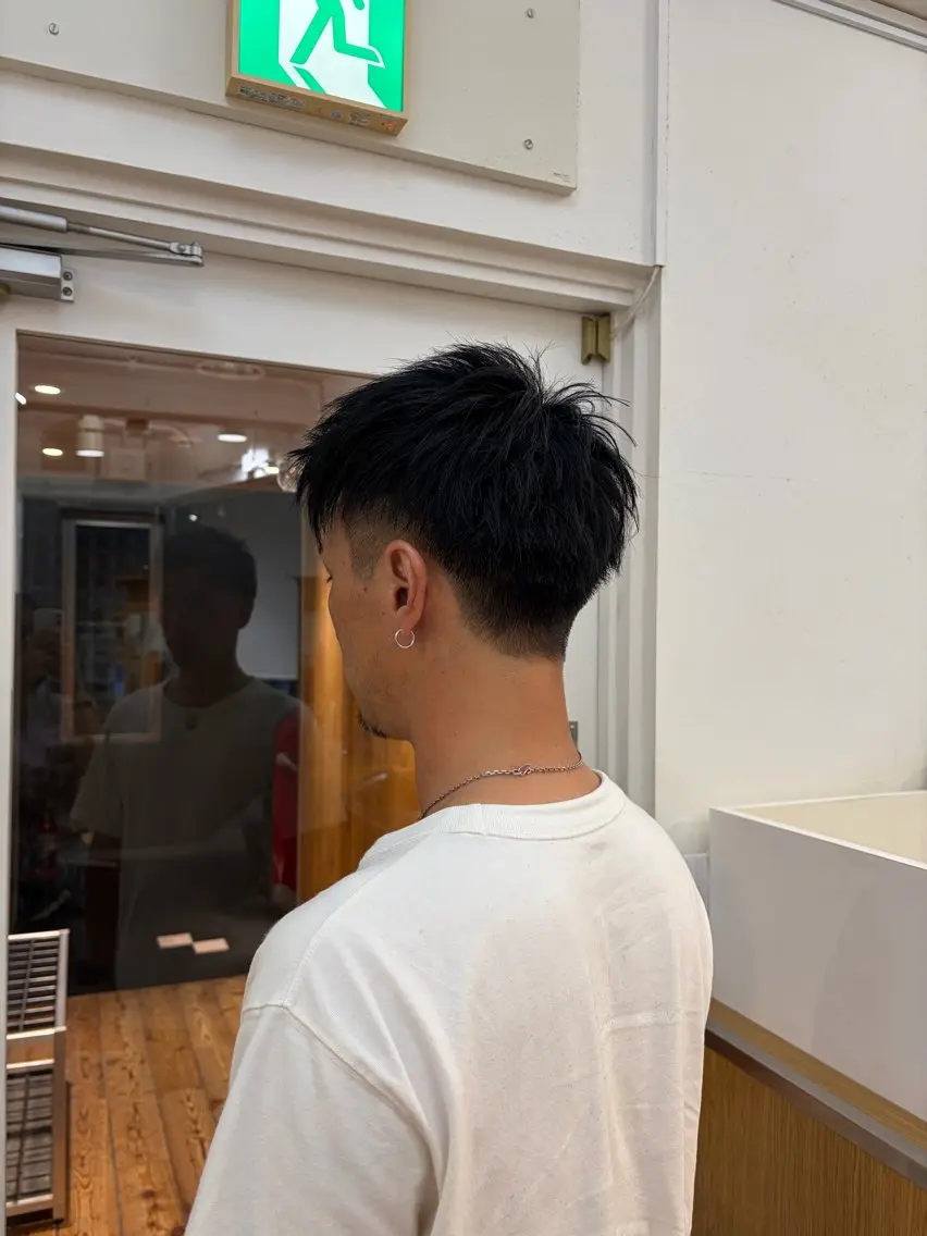 men's cutの写真