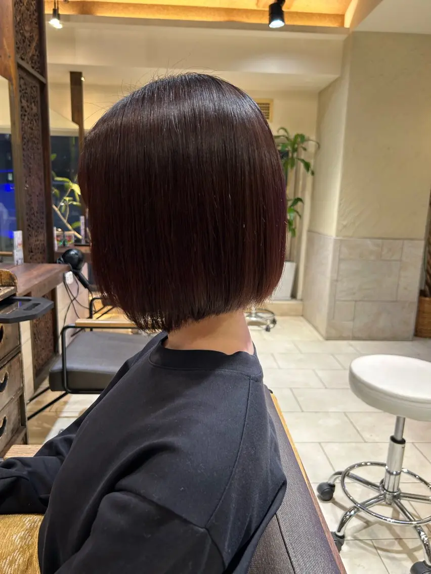 ショート カラー ✨髪質改善✨ハイトー ンカラー⭐️藤沢のヘアスタイル