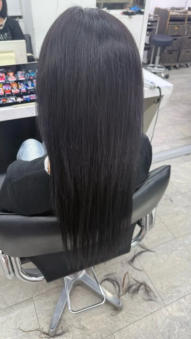 ロング プルエクステ エクステ Yuuri 🖤のヘアスタイル