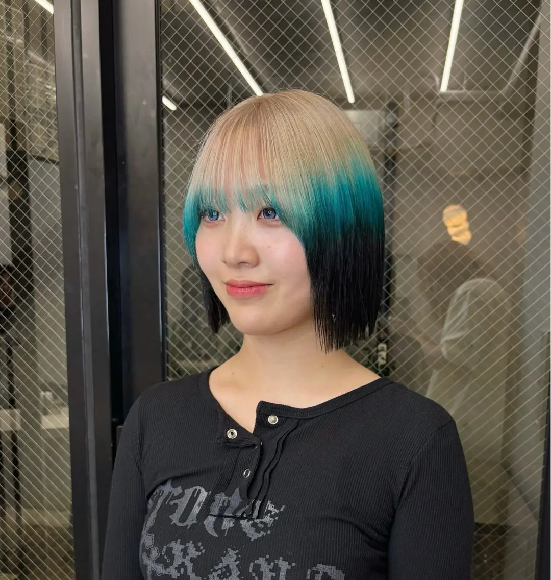 カラー ヘアカラー ハイトーンカラー/ デザインカラー/瑛樹のヘアスタイル