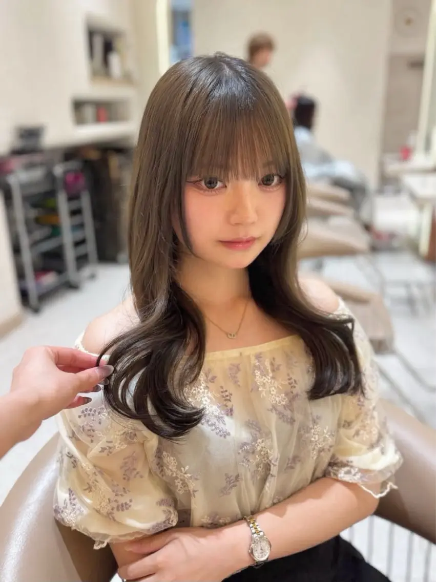 ロング くびれヘア カット ヘッドスパ ヘアセット ホノカ🫧 モデル募集のヘアスタイル