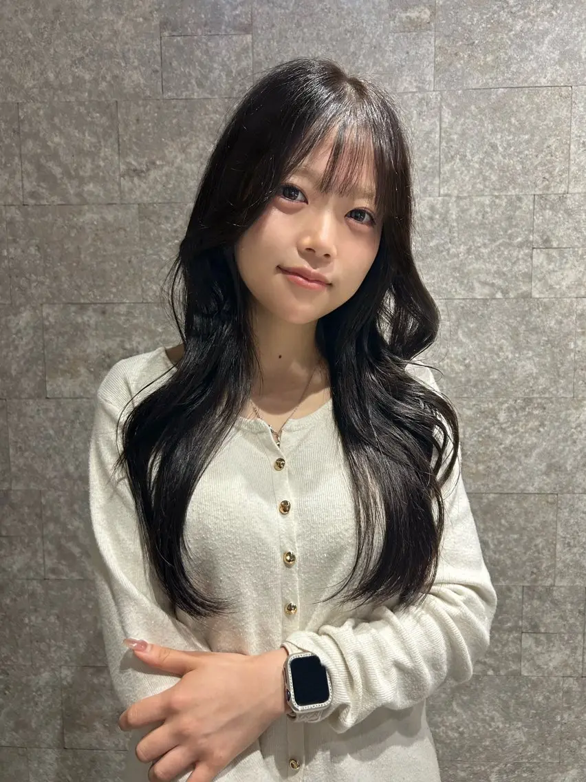ロング ヘアカラー トリートメント カラーモデル募集中 ✨hinahaのヘアスタイル
