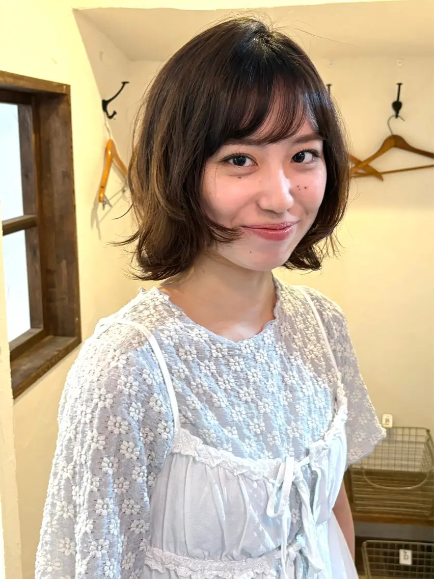 ミディアム ヘアカラー Miyazaki Minoriのヘアスタイル