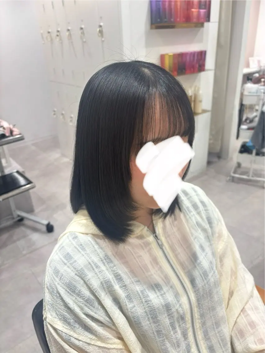 ミディアム 田中澪🩵ྀི /HUG横浜のヘアスタイル