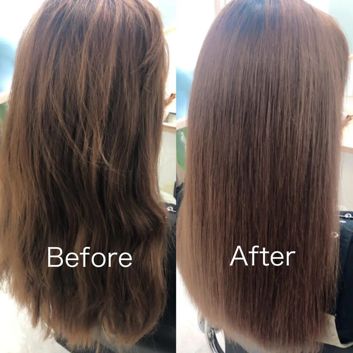 ロング 透明感カラー 山中のヘアスタイル