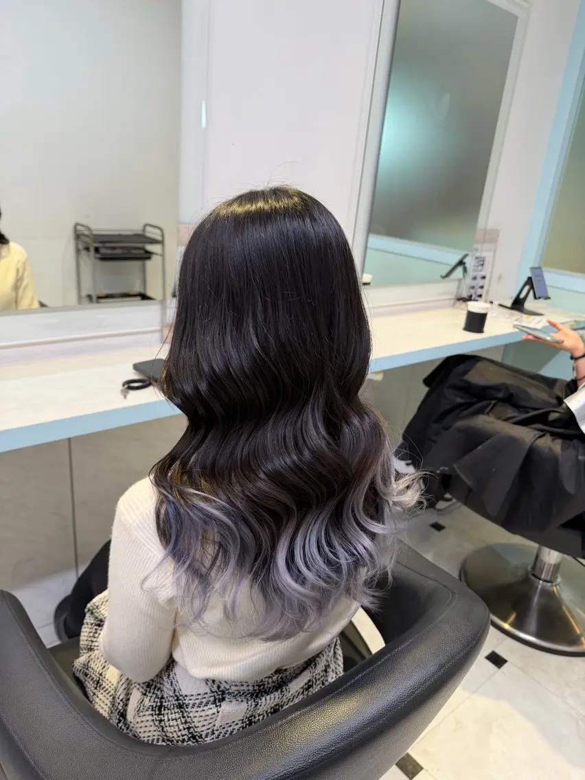 ロング カラー ヘアカラー トリートメント ブリーチカラー 🩵MIZUKIのヘアスタイル