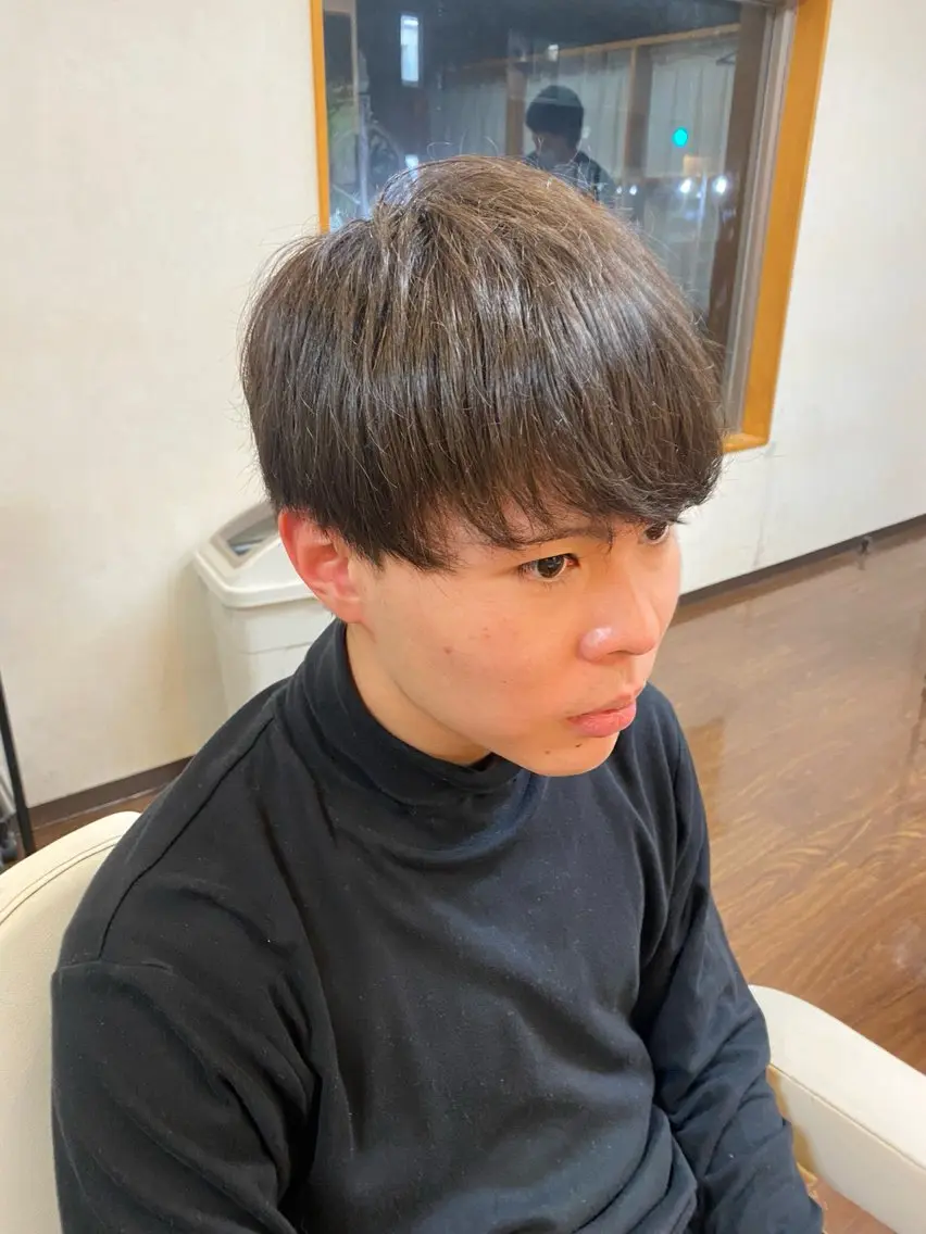 ミディアム メンズ マッシュ 🌟夜から通える🌟 メンズ専門店長RENのヘアスタイル