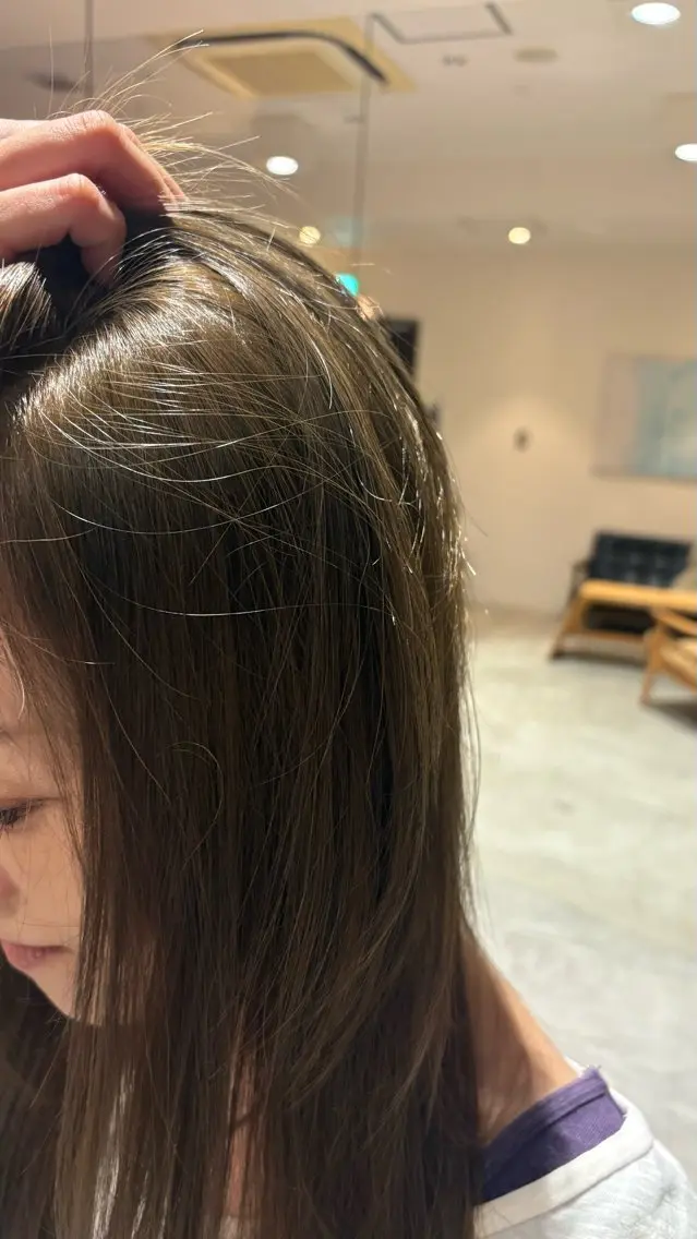 ロング カラー ヘアカラー トリートメント Dreap anのヘアスタイル